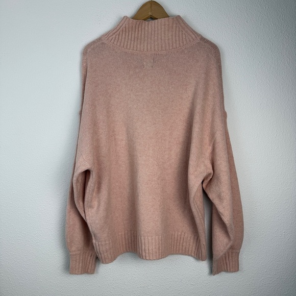 GAP Women’s Cashsoft Mockneck Sweater Knitwear Large Soft Pink - Picture 7 of 8